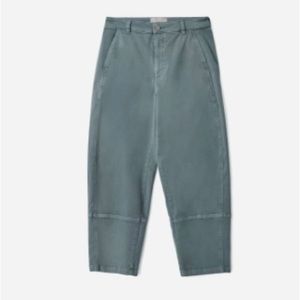 Everlane The Barrel Utility Pant size 14 dark teal GUC